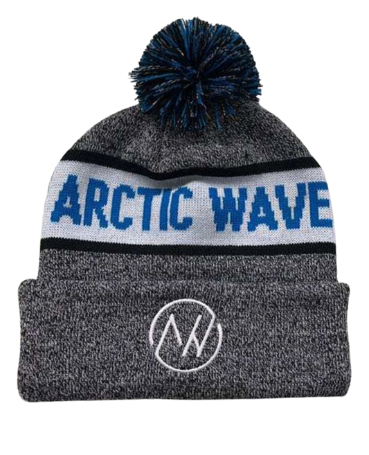 Winter Pom Hat (black/blue or maroon/pink)